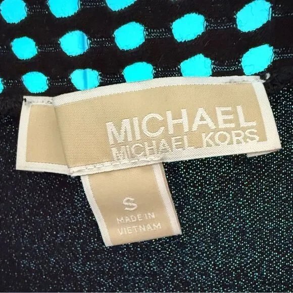 Michael Kors Women's Eyelet Cutout Dress Black Size S - Picture 12 of 15